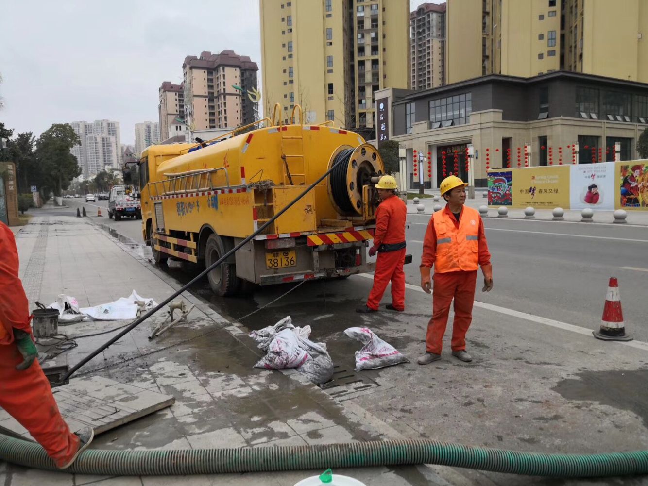 海港排污管道清淤-管道清洗